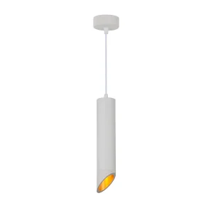 Lustră Suspendată Albă Interior Auriu GU10/MR16 60x300mm OT1-A6