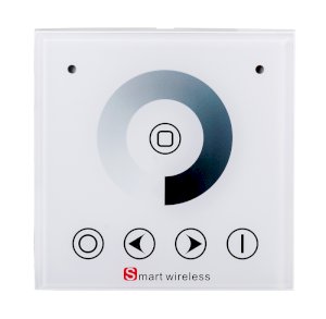 DIMMER TACTIL SMART PERETE, 2.4G RF, LED, GAMA RF 2.4g (ssd), 1 ZONA