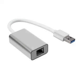 Adaptor LAN la USB-A Gigabit 1000 Mbps RJ45 Optonica Aluminiu