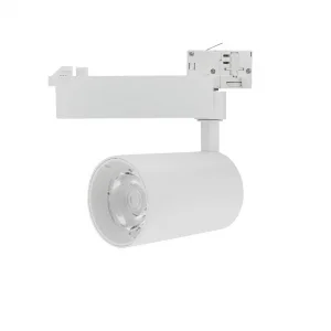 Spot LED pe șină 4 fire 35W 3850lm Lumină Neutră 5000K Alb Optonica