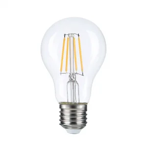 Bec LED E27 8W Filament A60 Lumină Neutră 4500K Optonica