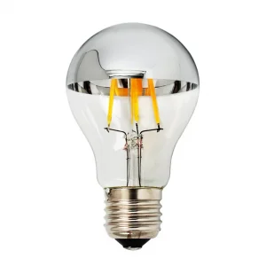 Bec LED E27 7W Filament A60 Sticlă Semi-Argintie 2700K Optonica