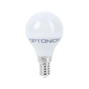 Bec LED E14 G45 5.5W Lumină Caldă 2700K 450lm Optonica