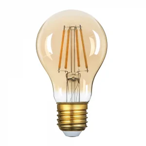 Bec LED E27 8W Filament A60 Sticlă Aurie 2800K Optonica