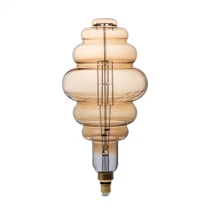 Bec LED E27 8W Filament BD200 Sticlă Aurie Dimabil 1800K Optonica