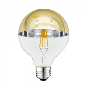 Bec LED E27 G95 7W Filament Lumină Caldă 2700K Sticlă Aurie Optonica