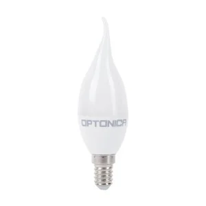 Bec LED E14 5.5W 450lm Lumină Neutră 4500K Formă Lumânare Optonica