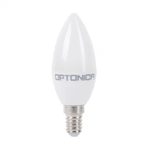 Bec LED E14 5.5W Lumină Rece 6000K Optonica
