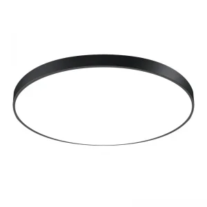 Plafonieră LED Rotundă 18W 1350lm Lumină Caldă 3000K Corp Negru Optonica