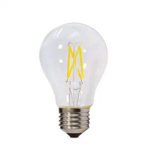 Bec LED Filament E27 5W 600lm Lumină Caldă 2800K A60 Optonica