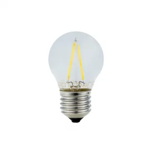 Bec LED Filament E27 G45 2W Lumină Neutră 4500K Optonica