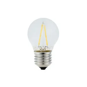 Bec LED Filament E27 G45 2W 250lm Lumină Caldă 2700K Optonica