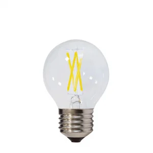 Bec LED Filament E27 G45 4W 400lm Lumină Neutră 4500K Optonica