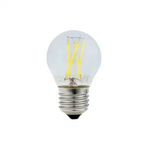 Bec LED Filament E27 G45 4W Lumină Caldă 2700K Optonica