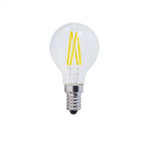 Bec LED Filament G45 E14 4W Lumină Neutră 4500K Optonica