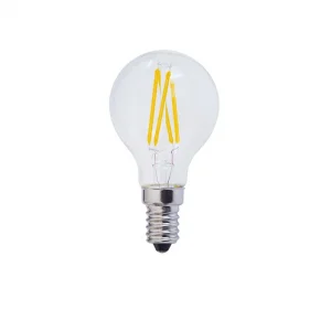 Bec LED Filament G45 E14 4W Lumină Caldă 2700K Optonica