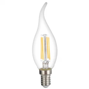 Bec LED Filament E14 4W Lumină Caldă 2700K Dimabil Optonica