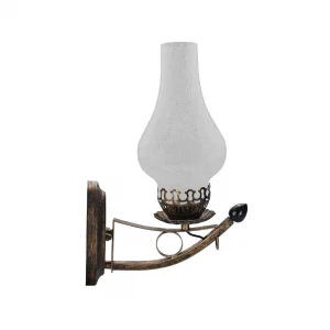Lampă LED Flacără 5W SMD Bronz Montare Perete Optonica