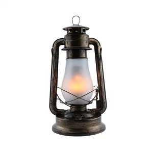 Lampă LED Flacără 5W E27 Bronz cu Baterie Optonica