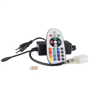 Cablu Alimentare 0.5M + Controller RGB 24 Taste pentru Neon Flex LED Optonica