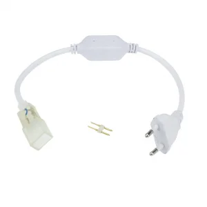 Cablu Alimentare Neon Flex LED 220V cu Conector Optonica