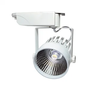 Spot LED pe Șină 12W COB Lumină Caldă 2700K Corp Alb