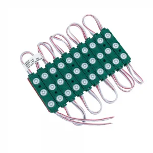Modul LED Lentilă 3 1.5W Verde IP65 Optonica
