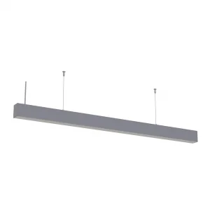 Corp liniar LED suspendat 40W 5200lm 4000K argintiu Optonica