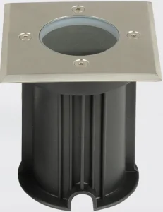 Spot LED Încastrabil Exterior GU10 35W IP67 Aluminiu Negru Optonica