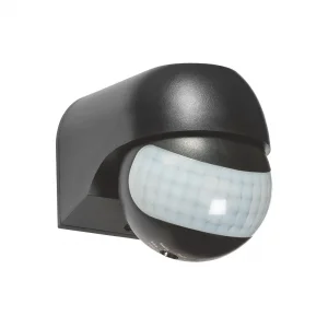 Senzor Mișcare PIR IP54 180° 12m Negru Optonica 400W