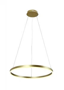 Plafonieră LED Suspendată 22W Lumină Caldă 3000K Auriu Satinat Optonica
