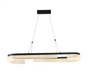 Lampă Suspendată LED 30W 3000K Lumină Caldă Sand Black Optonica