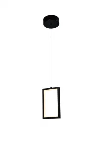 Lampă Suspendată LED 4W Negru Nisip 3000K Optonica