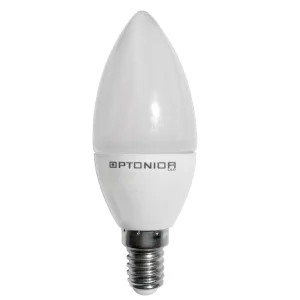 Bec LED E14 4W Lumină Caldă 2700K 320lm Formă Lumânare Optonica