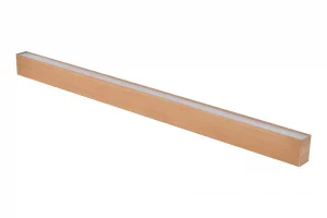 Corp liniar LED 38W 3800lm 3CCT Lemn Negru 120cm Optonica