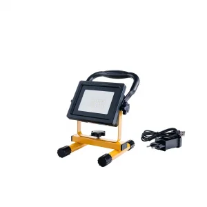 Proiector LED Portabil Reîncărcabil 20W 1200lm Lumină Rece 6000K Optonica