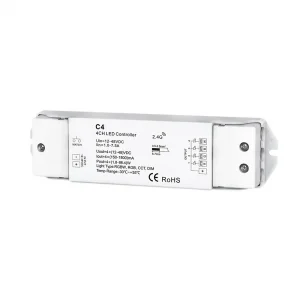 Controler LED RGB/RGBW 4 Canale 4x300mA Curent Constant Optonica