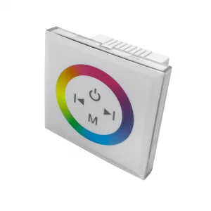Dimer RGB cu Senzor Tactil Montabil pe Perete 12-24V 288W Alb Optonica