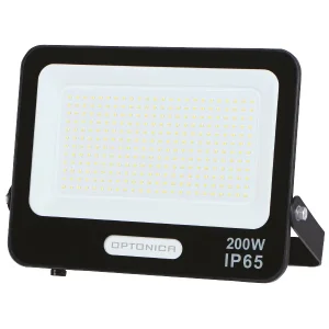 Proiector LED 300W Optonica 27000lm Lumină Rece 6000K IP65 Negru