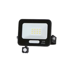 Proiector LED 10W cu Senzor Mișcare IP65 Lumină Caldă 3000K Optonica
