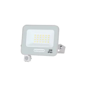 Proiector LED 20W cu Senzor Mișcare IP65 Lumină Caldă 3000K Optonica