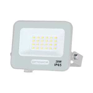 Proiector LED SMD Alb 20W IP65 Cablu 15cm Optonica