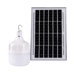 Bec LED Solar 8W cu Panou Fotovoltaic 6V, Lumină Rece 6000K, Optonica
