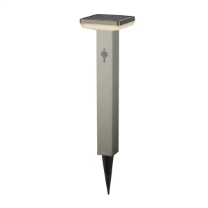 Lampă Solară LED Grădină 4.4W cu Senzor Mișcare Aluminiu Optonica