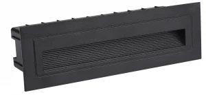 Lampă LED Trepte Dreptunghiulară 6W Lumină Caldă 3000K Negru Optonica