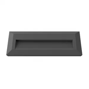Lampă LED Trepte Rectangulară 3W Lumină Neutră 4000K Negru Optonica