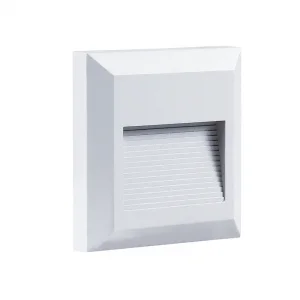 Lampă LED Trepte Pătrată 2W Lumină Caldă 3000K Albă Optonica