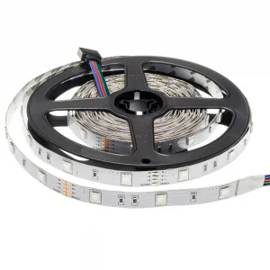Bandă LED RGB 5050 12V 7.2W/m Interior Optonica
