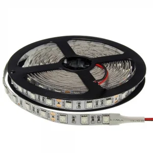 Bandă LED 5050 Roșie 14.4W/m 720lm 12V Interior 5m Optonica