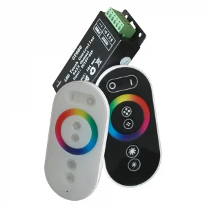 Controller RGB Mini Touch cu Telecomandă pentru Bandă LED 12-24V Alb Optonica